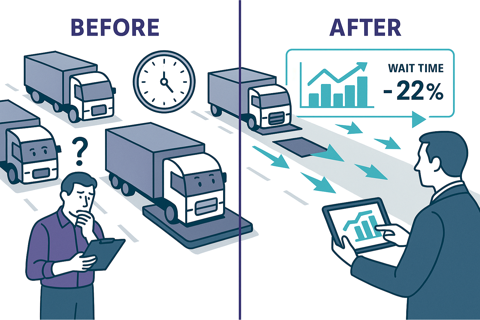 uniwin - truck scale software waiting times